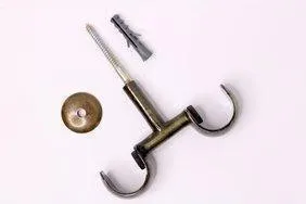 Suporte Para Varão de Cortina de Teto 28mm Ouro Velho Devictor