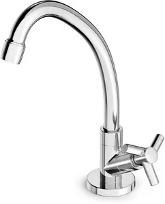 Torneira Pia Cozinha Celite de Mesa One Bica Alta Móvel com Arejador B5009CKCR3