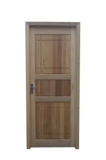 Porta de Madeira Cedrinho Rajado BH 1030 Frizada 3 Almofada 85x213x8cm Esquerda