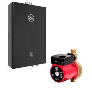 Aquecedor 20l Black Wifi Glp Bivolt + Bomba 120w 127v Rheem