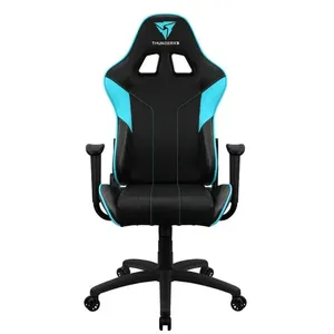 Cadeira Gamer THUNDERX3 EC3 (Cyan, 150kg, Encosto ajustável e Braços fixos)