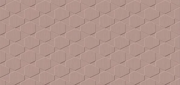 Revestimento Ceusa 43,2X91 Canelado Rosa Brilho 2957 Retificado A 1,96