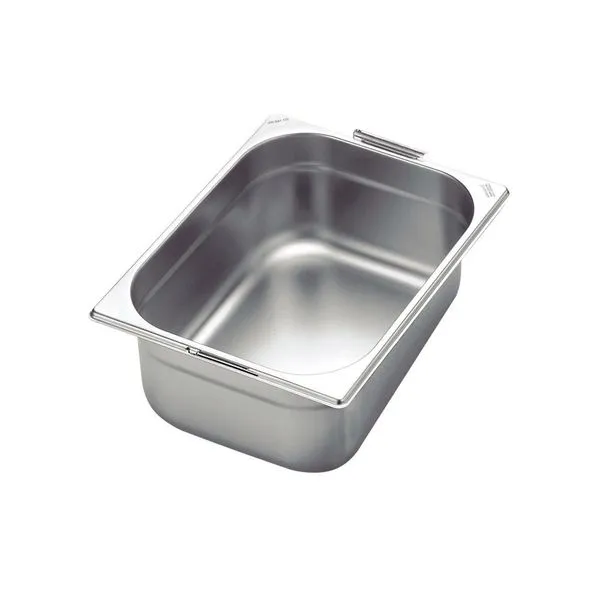 Cuba Tramontina Gn 1-2 Aço Inox Alças Móveis Profundidade 180mm - Aço 430 Tramontina