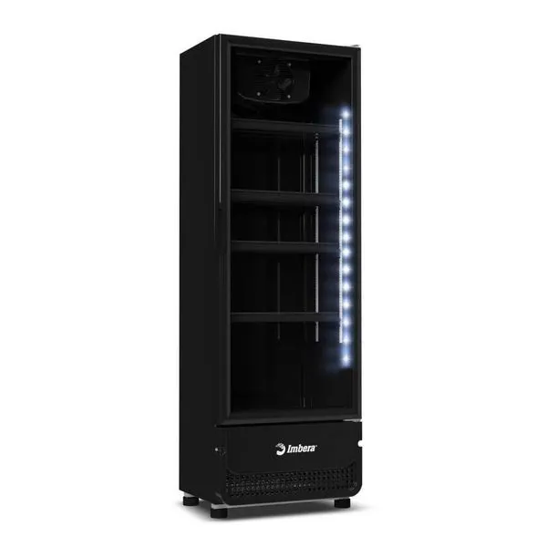 Visa Cooler Expositor De Bebidas 393 Litros Porta De Vidro Full Black Vrs13 Bivolt - Imbera