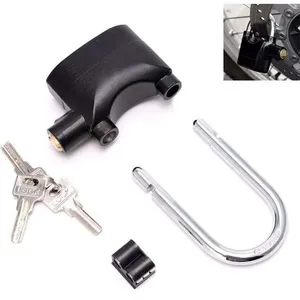 Cadeado Com Alarme Sirene Grande Trava Anti Furto 110db Som