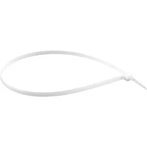 Abraçadeira De Nylon, Branca, 400 Mm X 4,8 Mm, Com 100 Peças, Vonder Ostenvonder