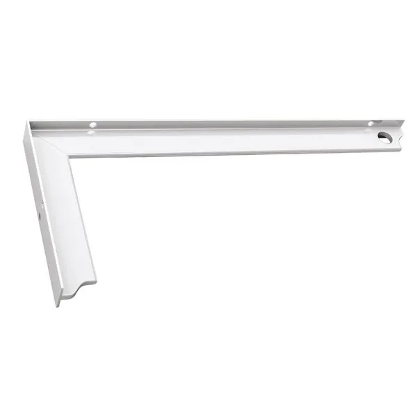 Suporte Perfil T Até 80kg Aço Branco Zamar Suporte Perfil T Até 80Kg 37cm Aço Branco