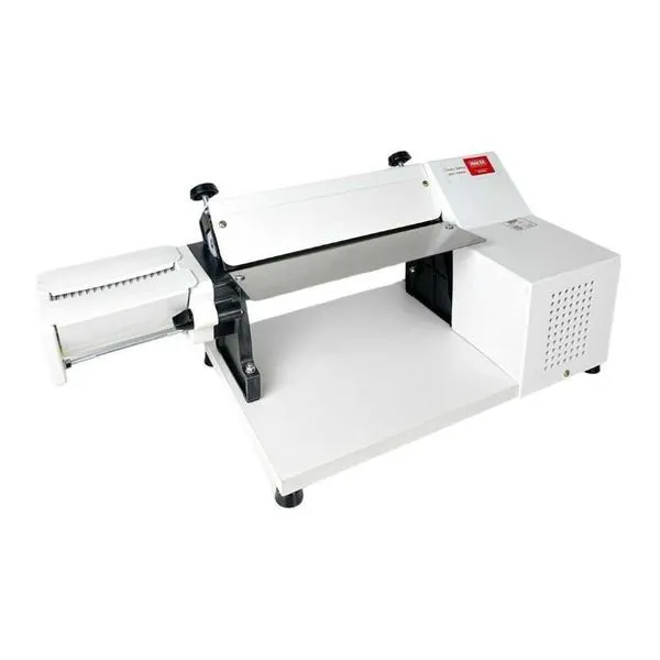 Cilindro Laminador Para Massas Elétrico 28cm Branco Com Talharim 220V - Malta