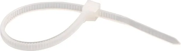 Abraçadeira de nylon 140x3,6mm branca com 100 peças - Nove54