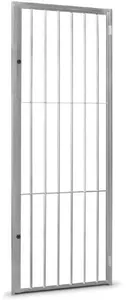 Grade de Segurança de Aço Maxiaço Zincada Esquerda 78x209x5cm