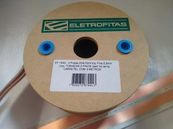 Eletrofita Ef18X2 Jdavies 2 Pistas 20A 5M