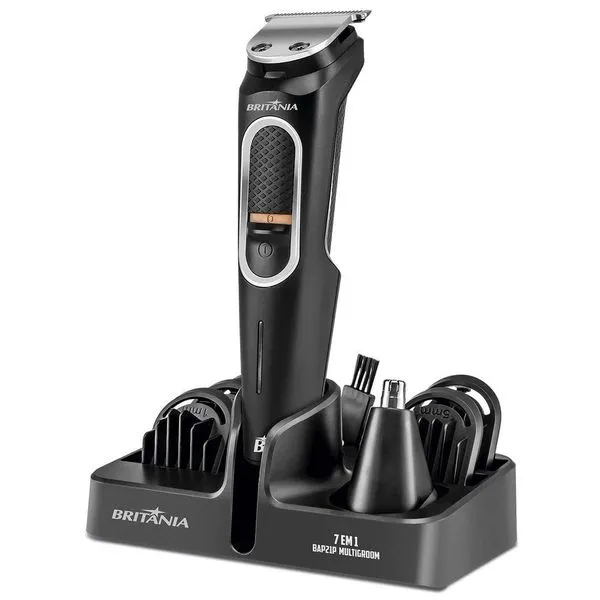 Aparador De Pelos Britânia BAP21P Multigroom 7 Em 1 Bivolt