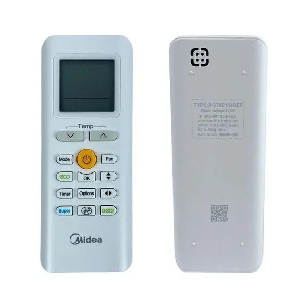 Controle Remoto Springer Midea 42mbca-mbcb 17317000a17101 único