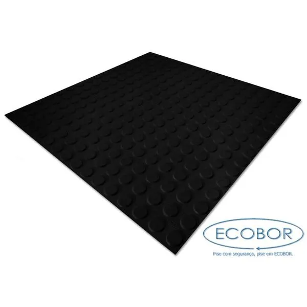 Piso de Borracha Antiderrapante 50x50cm