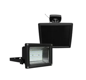 Refletor 60 Leds Solar 400Lm 6000K Abs E Alumínio Ecoforce 17194 Preto