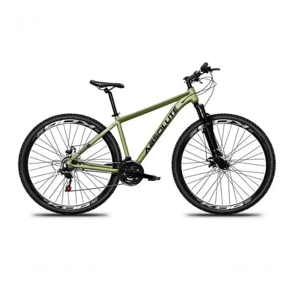 Bicicleta Aro 29 Absolute Nero 5 Alumínio 27v K7 Freio Disco Mecânico Garfo Suspensão - Oliva Tam.17
