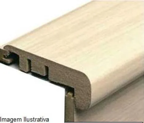 Perfil Frontal Escada Para Piso Laminado Durafloor Capadocia 210x6,5x1,8cm