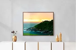 Quadro Decorativo Illuminato Canvas Praia Florianópolis Amanhecer
