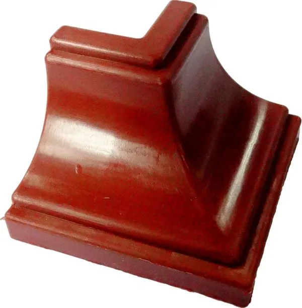 Canto Forro PVC Externo 90° Semita Imbuia Pacote com Pacote com 4 Unidades