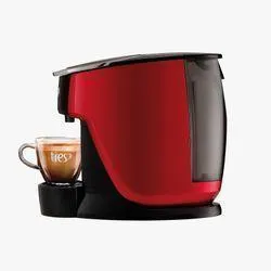 Máquina de Café Espresso Automática Vermelha G2 Touch 560ml Três 127V