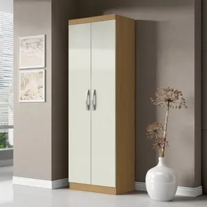 Armário Multiuso Lavanderia 170cm 2 Portas 3 Prateleiras Aramoveis New | Atacama/Off White