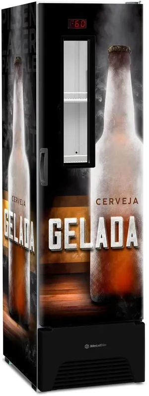 Cervejeira Expositora Slim Metalfrio VN28FP Porta Visor 336 Litros 220V
