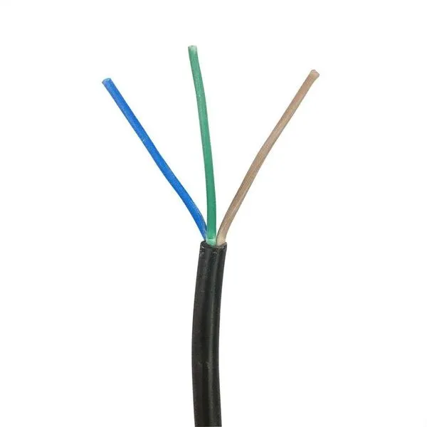 Cabo Pp 3x1,00 Mm Elétrico Flexível Preto - 50 Metros