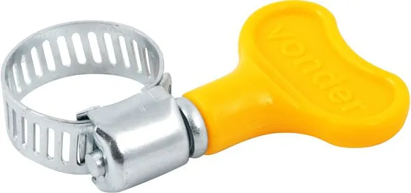 Abraçadeira tipo Borboleta 12mm a 22mm Aço Carbono Zincado 10 peças VONDER