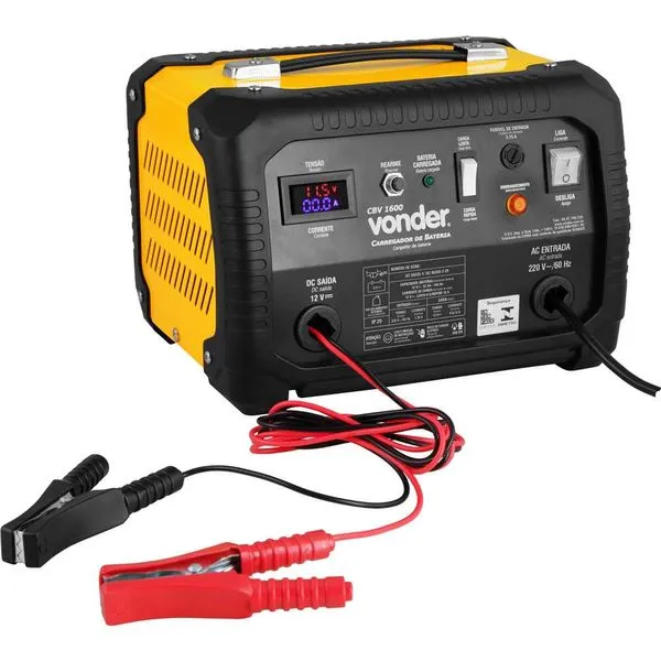 Carregador de Bateria 12V CBV 1600 - Vonder Carregador de Bateria 12V CBV 1600 220V - VONDER