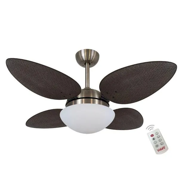 Ventilador Volare P Palmae Tabaco 220v E Controle Remoto