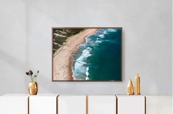 Quadro Decorativo Illuminato Canvas Praia Floripa