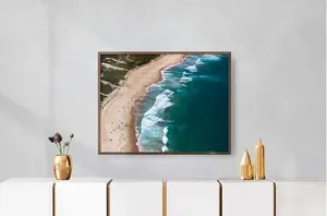 Quadro Decorativo Illuminato Canvas Praia Floripa