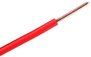 Fio Simples 10mm PVC Número 6 Vermelha