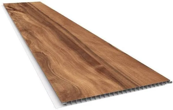 Revestimento Para Parede Plasbil Perfil Madeira Arezzo Fosco 10mm 25cm 6m