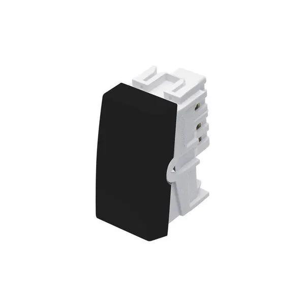 Módulo Interruptor Paralelo Fame Habitat Black 16a Preto