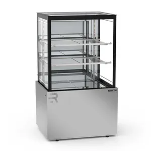 Vitrine Refrigerada 75 Cm 2 Prateleiras Titanium Premium Inox Vtprr750 2p 220V Refrimate
