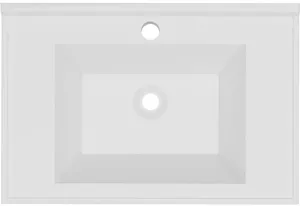 Lavatorio Bosi Quadri/Lille/Gales 60x40x12cm Branco