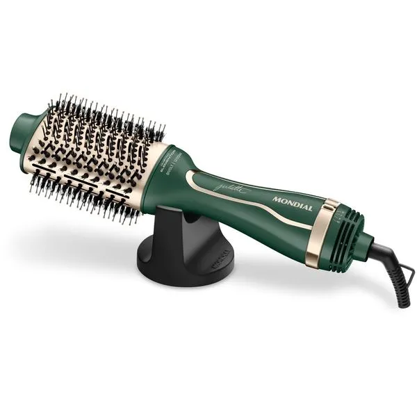 Escova Secadora By Juliette Mondial Verde Oliva 1300W Bivolt ES-JU-02