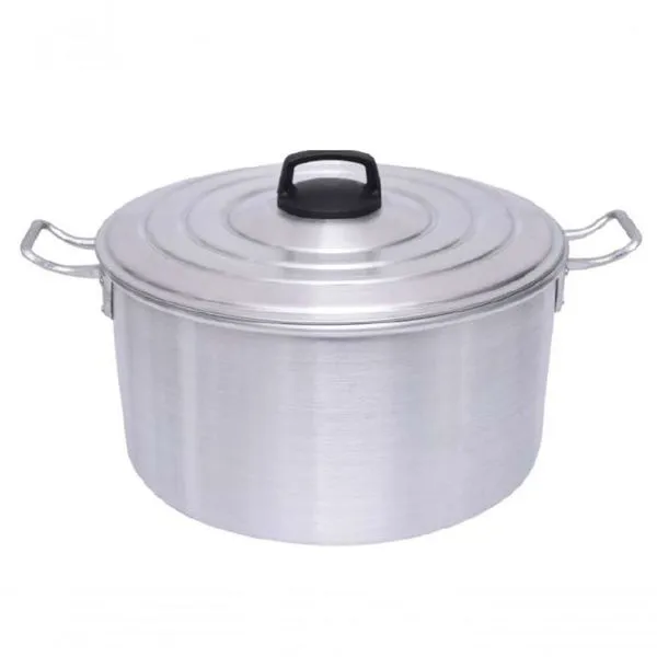 Panela Industrial Aluminio Grosso Panelão Baixo 10 Litros
