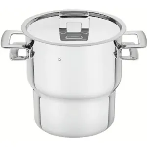 Cuscuzeira Tramontina Brava em Aço Inox 14 cm Inox