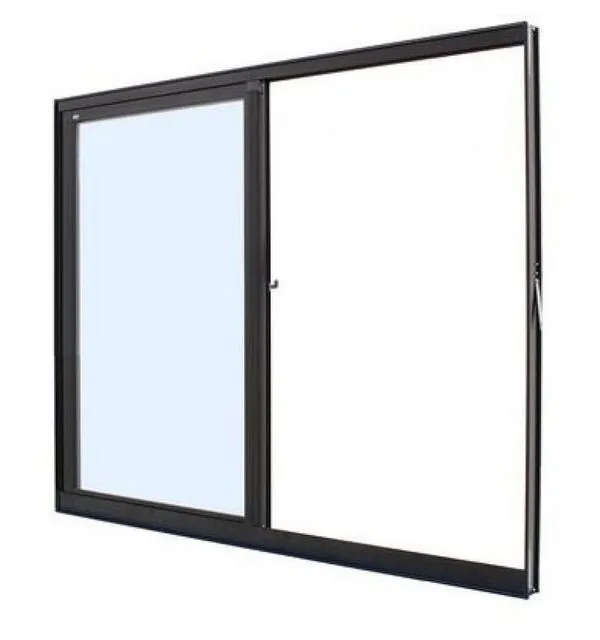 Janela de alumínio 02 folhas classic preto - 100x150