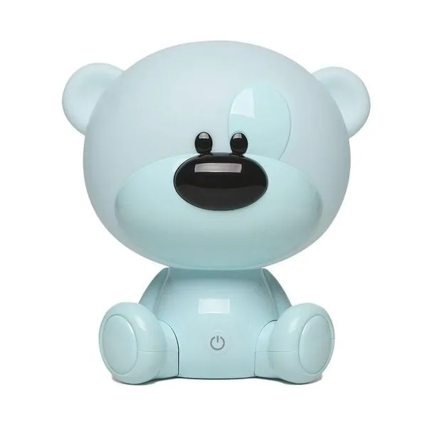 Luminária De Mesa Infantil Taschibra Led Abajur Ursinho Pipo 3w Usb Luz Quente 3000k