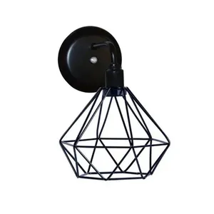 Arandela Diamante Preto