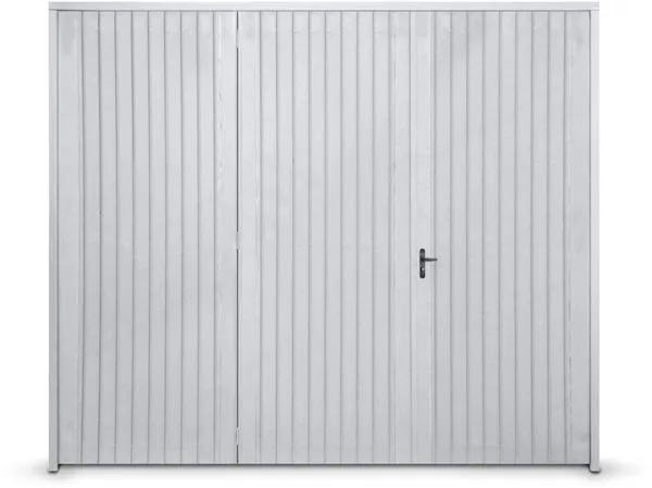 Portão de Aço Maxiaço 0851 245x210cm 3 Folhas Mexicano Galvanizado Direita com Porta