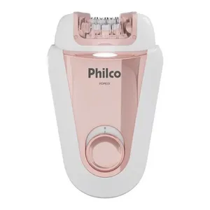 Depilador Elétrico PDPE01 Corpo e Rosto 4 Acessórios Resistente à Água Philco Bivolt Depilador Elétrico PDPE01 Corpo e Rosto 4 Acessórios Philco Bivolt