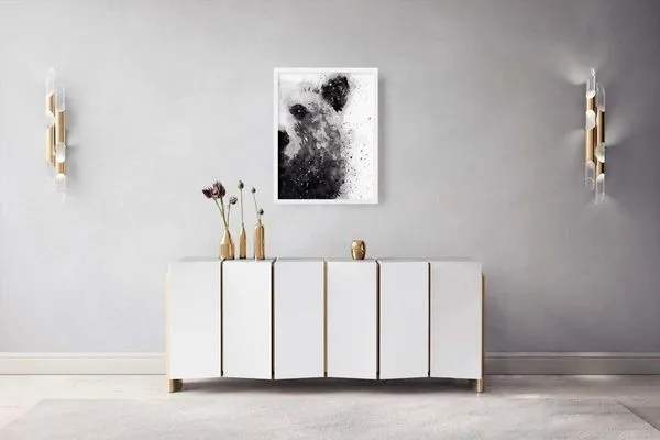 Quadro Decorativo Illuminato Urso Aquarela