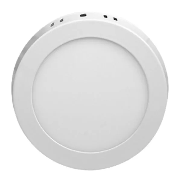 Painel LED de Sobrepor Redondo A2 Luz Neutra Bivolt Taschibra Painel de Led de Sobrepor Redondo 16x16cm 12W 720 Lúmens Luz Neutra