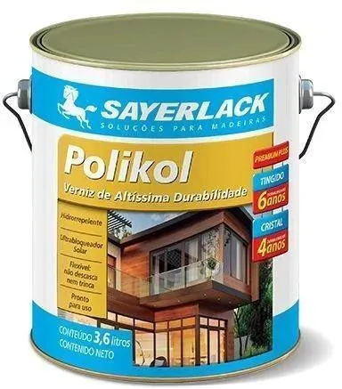Verniz Sayerlack Polikol Brilhante Canela 3,6L