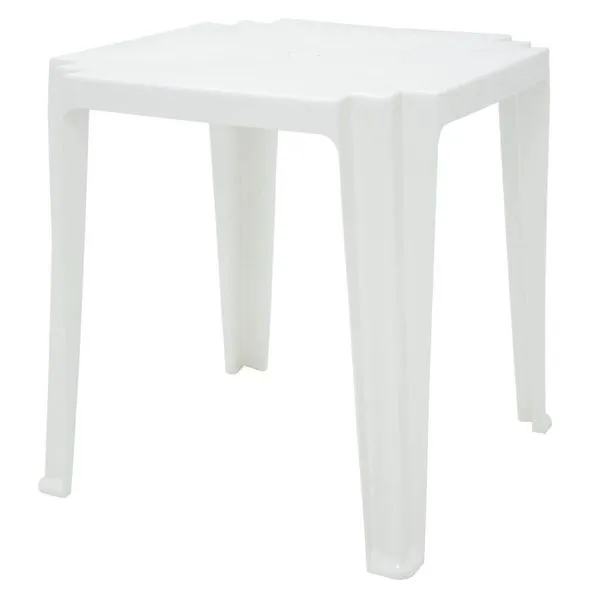 Mesa Tambaú Em Polipropileno Branco - 92314010 - Tramontina Mesa Quadrada Tambau Branca - 9231010 - Tramontina