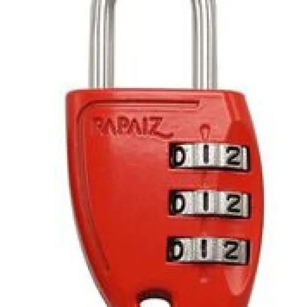Cadeado Segredo Papaiz CS23 Vermelho 23mm